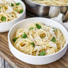 Spaghetti With Butter Sauce gambar png