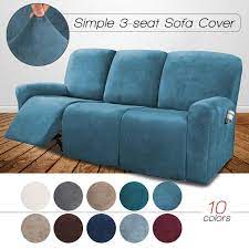 3 Seater Recliner Sofa Covers Velvet