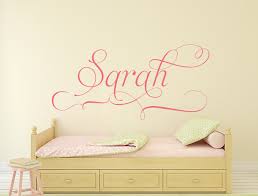 Elegant Calligraphy Name Wall Decal