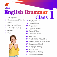 cl 1 english grammar book updated