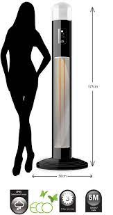 chillchaser titan patio heater with light