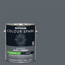 Wall Paint Charcoal Black Semi Gloss