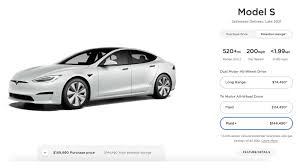 Is an american electric vehicle and clean energy company based in palo alto, california. Tesla Model S Plaid Price Rose By 10 000 Overnight Autoblog