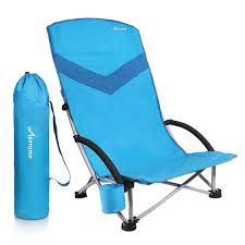 Shop beach & camping chairs and a variety of outdoor recreation products online at lowes.com. Amazon Com Movtotop Folding Camping Beach Chair 2021 Newest Portable Outdoor Backpack Camping Chair High Back Rest Patio Chairs With Carry Bag Heavy Duty 300 Lbs Capacity Sports Outdoors