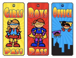 Girls Boys And Office Pass Superhero By The Forever Learner Tpt