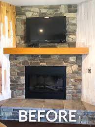 fireplace makeovers on a budget