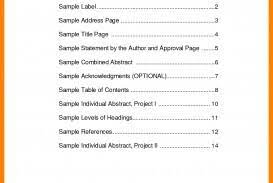 However, plenty of professors still ask for their students to create them. Apa Style Table Of Contents Guidelines