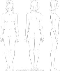 Female Body Sketch Template At Paintingvalley Com Explore
