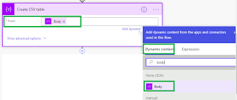 export to csv in powerapps using power