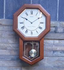 inch hexagonal pendulum wall clock