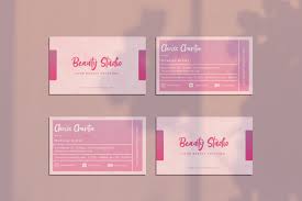 aesthetic beauty salon business card