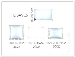 Pillow Size Chart Getvca Co