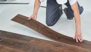 installation of vinyl plank flooring in