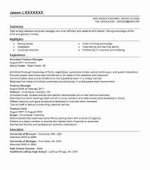 Assistant Produce Manager Resume Example The Fresh Market
