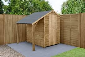 6x4 overlap pressure treated sheds