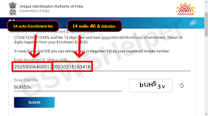 aadhaar enrollment update status