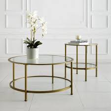 crosley furniture aimee 2 piece gold