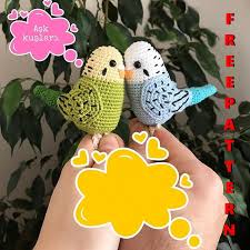 amigurumi love birds free pattern crochet