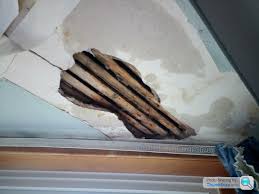 bay window ceiling damage battens