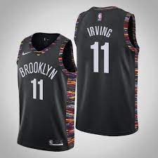 Like the nets, kyrie irving's basketball story begins in new jersey. Men 11 Kyrie Irving Jersey Mix Black Brooklyn Nets Jersey Swingman Fanatics Nba Clothing Basketball Clothes Basketball Shirt Designs