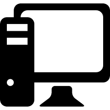 Icono Pc, con monitor Gratis - Icon-Icons.com
