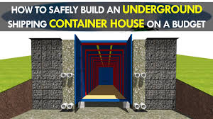 underground shipping container house