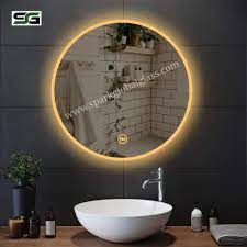 Round Led Light Mirror Wall Mounted 12v