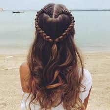 Slide the bead through the end of the floss, then pull it down so it sits just above. Heart Braid Trends Style Hair Styles Kids Hairstyles Hairstyle