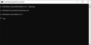 change directory in command prompt cmd