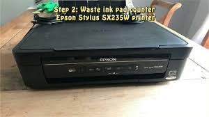 Microsoft windows supported operating system. Reset Epson Stylus Sx235w Waste Ink Pad Counter Youtube