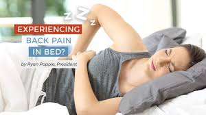 experiencing back pain in bed 6 tips