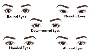 eyeshadow according to eye shapes
