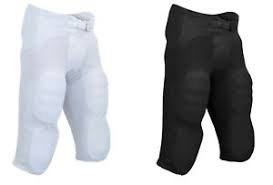 Details About Champro Football Pants With Integrated Built In Pads Black White Youth Or Adult