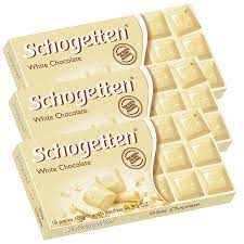 Amazon.com: Schogetten 德國巧克力(3 入裝)(白巧克力),100 克: 雜貨和美食