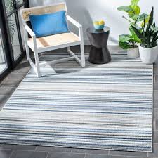 5 x 8 indoor outdoor rug carpet blue