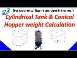conical hopper weight calculation