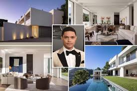 Trevor Noah lists $30M Bel Air house with Minka Kelly gambar png