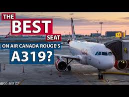 air canada rouge a319 exit row review