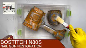 old nail gun tool restoration
