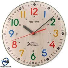 Seiko Qxa932z Colorful Wall Clock