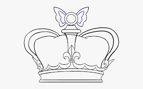 easy princess crown drawing hd png
