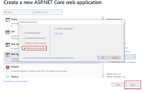 web application in c asp netcore 3 1