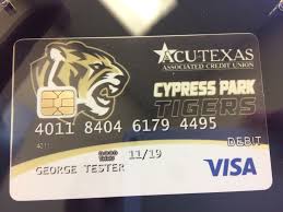 Maybe you would like to learn more about one of these? Cypress Park Hs On Twitter Announcing The Acu Texas Credit Union Cypress Park Debit Card Thank You Acu Texas For All The Support Community