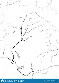 World Map Of The Indus Valley India Pakistan Hindustan