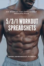Find your bodybuilding workout log excel template, contract, form or document. 10 Wendler S 5 3 1 Program Spreadsheets Resource Page