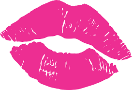 distressed kiss lips free svg file