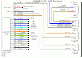 honda car radio stereo audio wiring