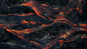 red lava digital wallpaper nature