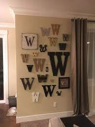 W Letter Wall Letter Wall Decor
