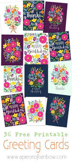 Free Printable Flower Greeting Cards Free Printables Cards